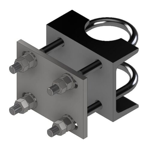 D37A Pipe Clamp 50 HUP for Ø60 Twist proof