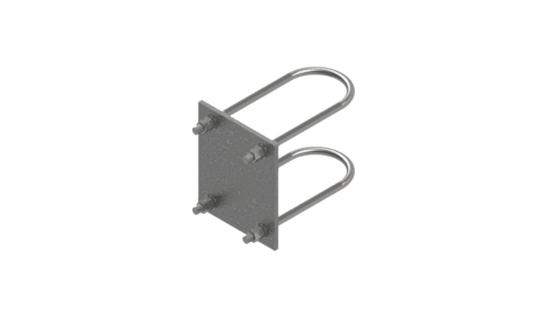 Render 3 D130 Pipe Clamp
