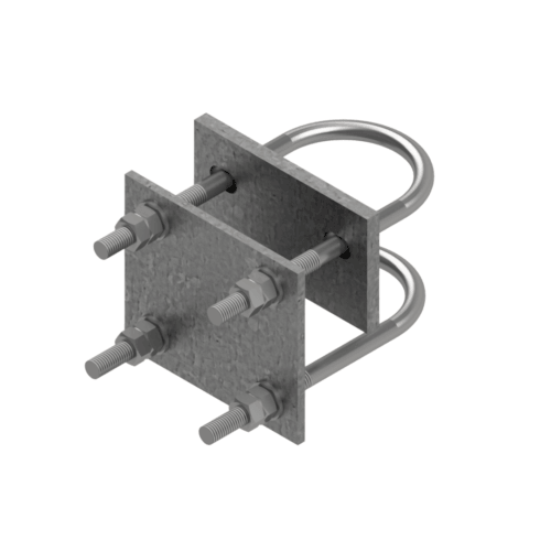 D9 Mount 50 HUP to Ø60-Ø76 including 10mm spacer