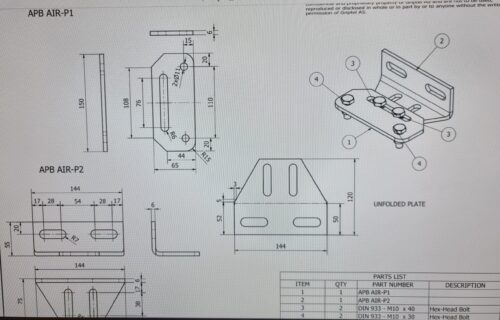 Technical Drawing for D187-RRU