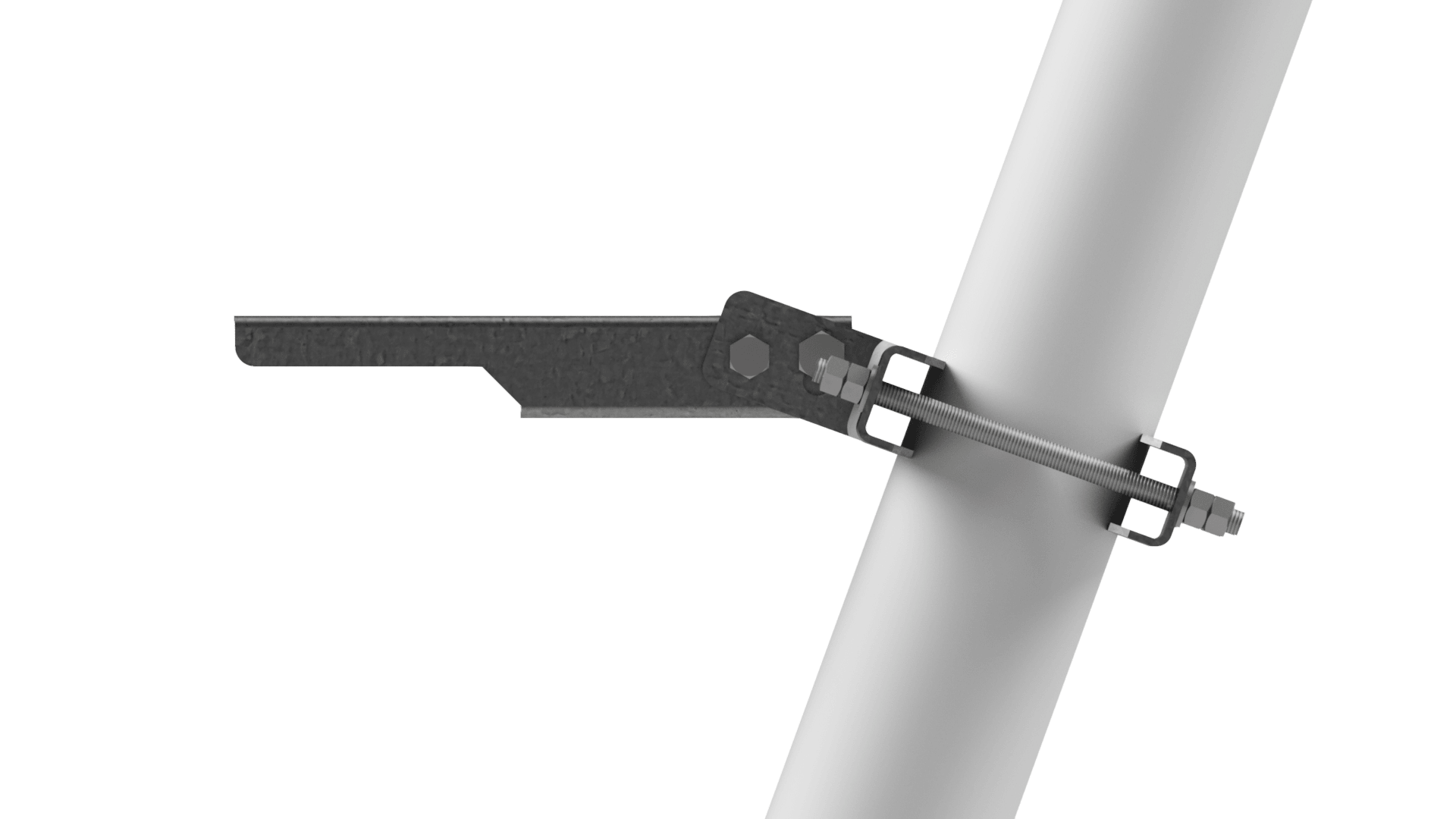 GPS bracket for pipe