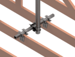 telecom mounting roof penetrating