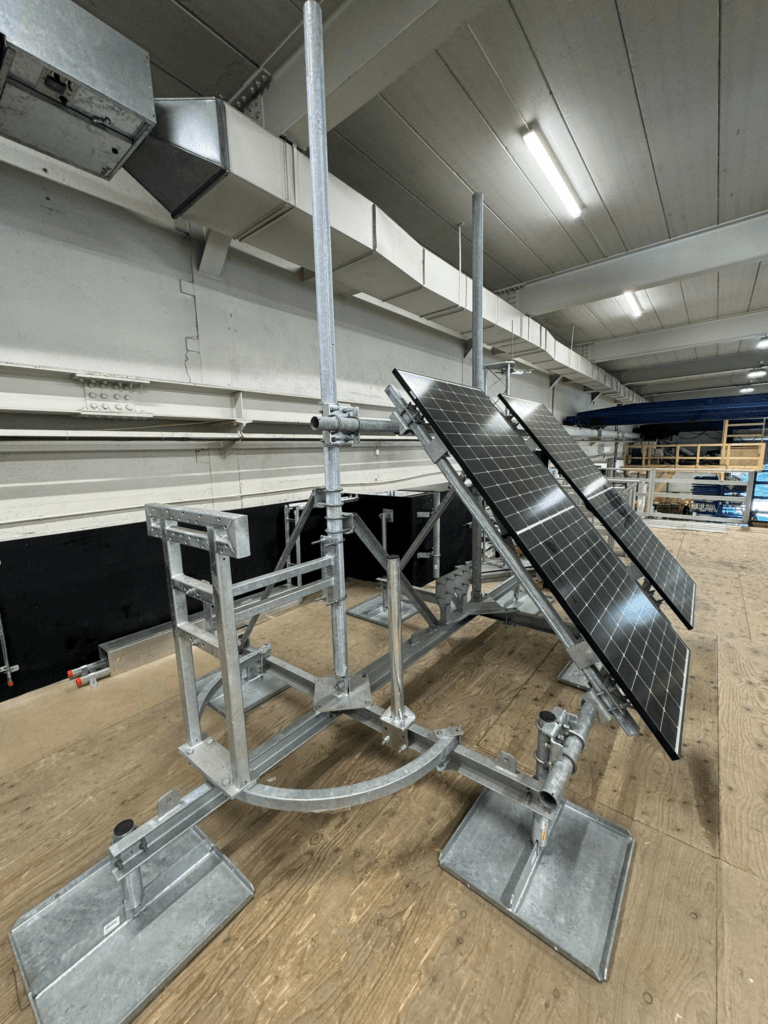 solar panel gravity stands