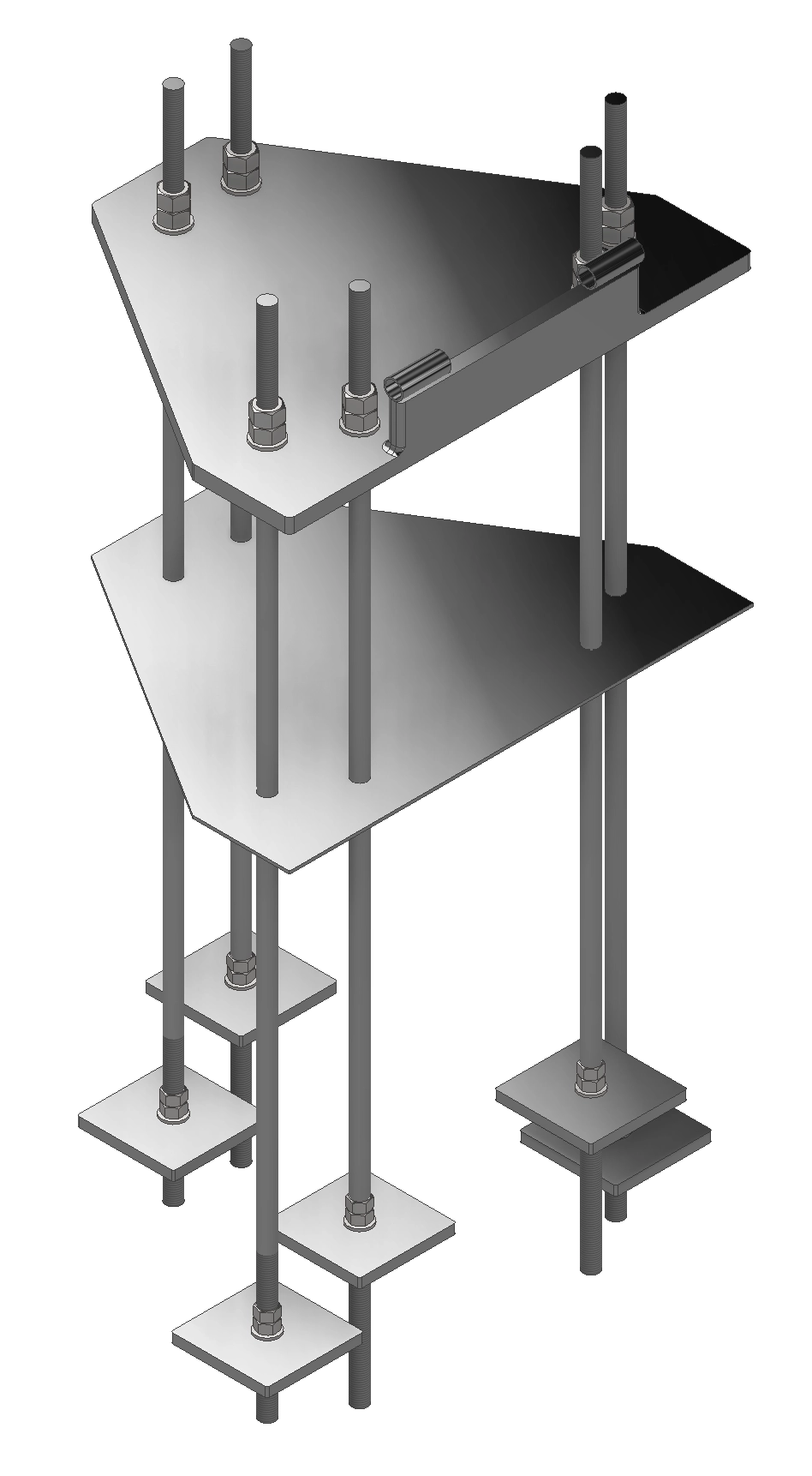 Mast 9300mm mounting