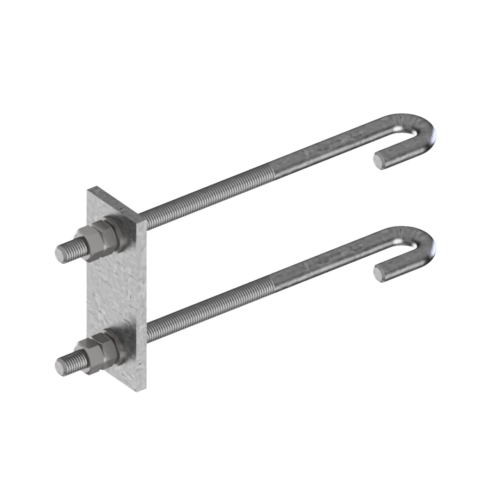 D26 Mount 50 HUP to angle L60-L160, J-hook