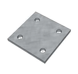 GR120-10-P6 Plate with 4 holes