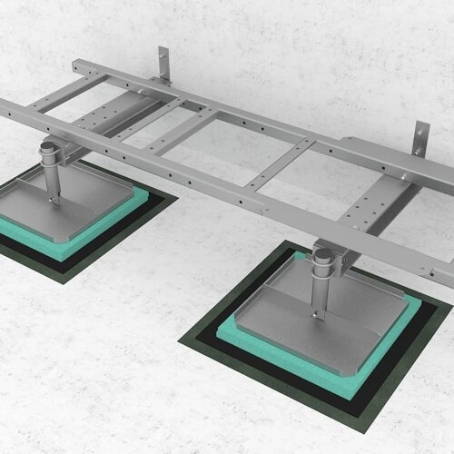 GR129-10 frame on Wall for RU/LR equipment