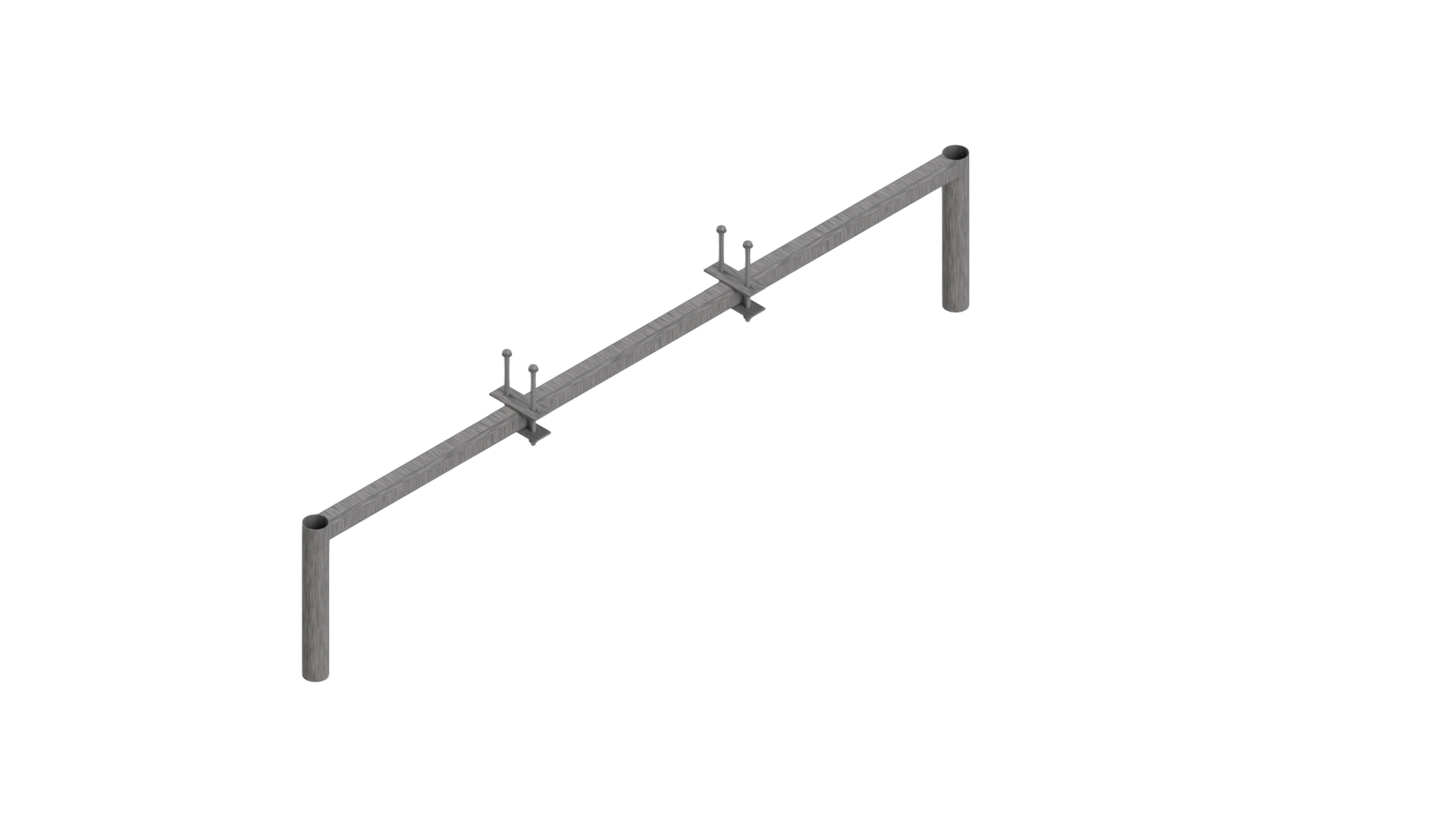Tunnel Ceiling Frame for Antenna mounting