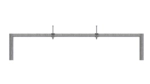 AT Tunnel Ceiling Frame for Antenna mounting