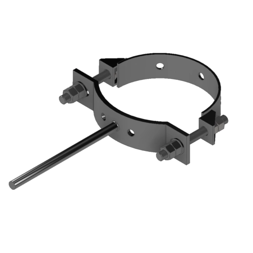 D143-CB Monopole Bracket for cabling, Ø160-Ø200