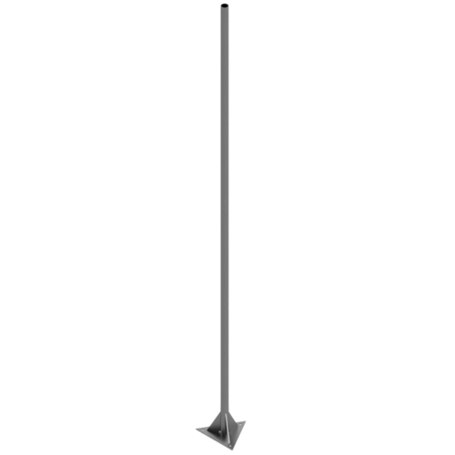 ANT.POLE3M antenna pole, Ø48.3, L=3000 + Base