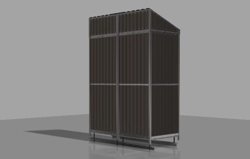 TLNS double out door cabinet