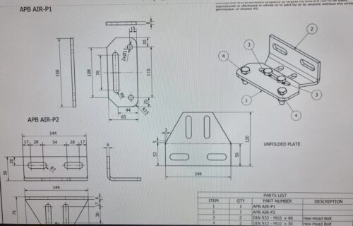 Technical Drawing for D187-RRU