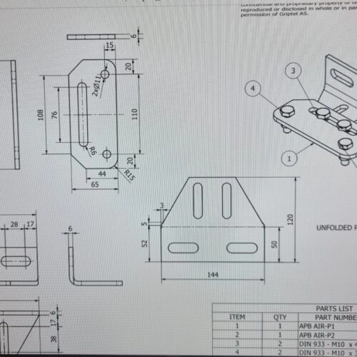 Technical Drawing for D187-RRU