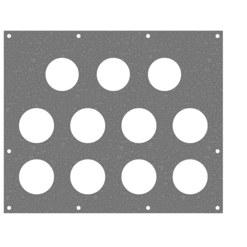 KBI-1.1B Inndoor Cabling Intake Plate for 50cm Cable Bridges