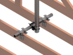 telecom mounting roof penetrating