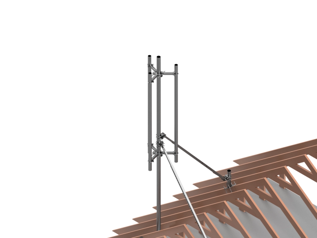 telecom mounting roof penetrating