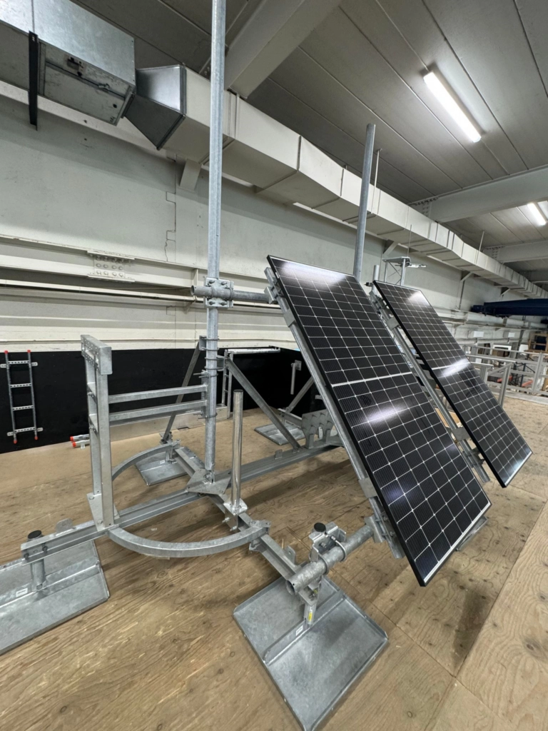 Solar Power Mounting on Gravity Stands