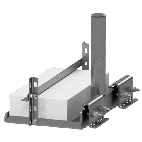 MBG-POS22 Standing Seam Load Bearing Plate, Ø60.3