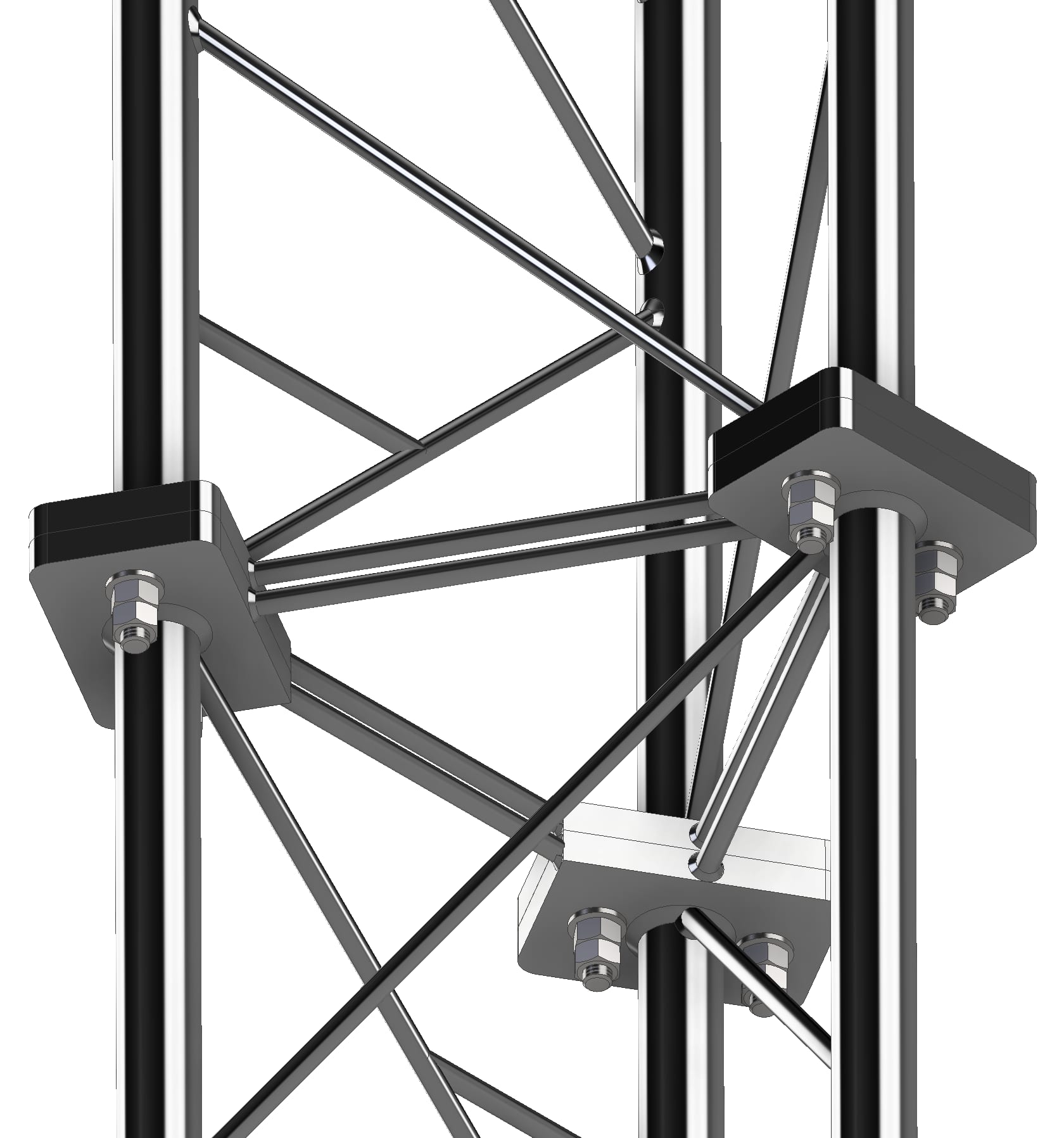 Mast 2700mm, extension of an existing mast