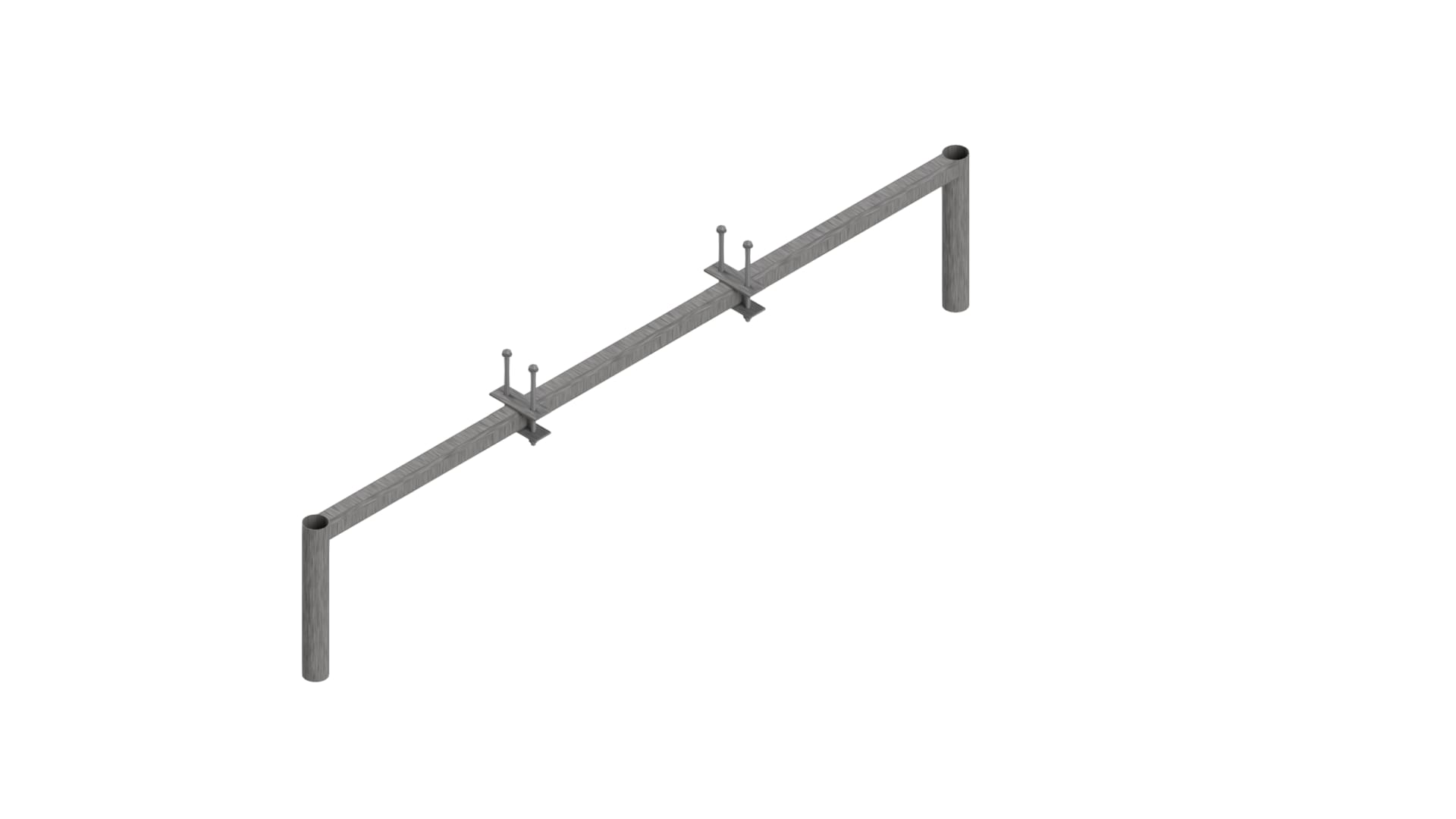 Tunnel Ceiling Frame for Antenna mounting