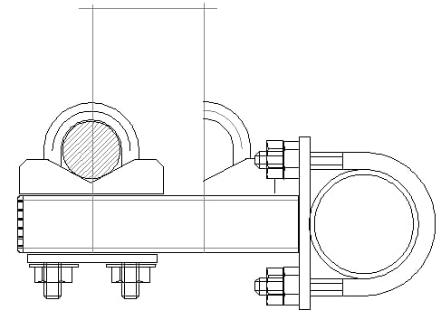 D183 B pipe mount