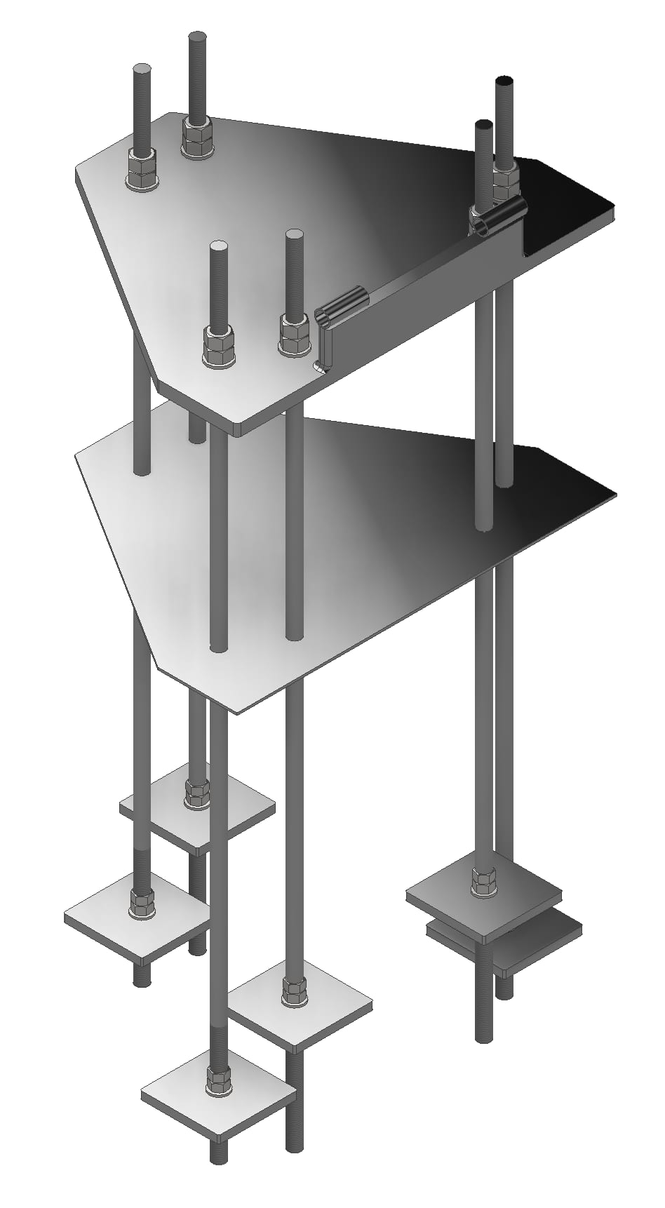 Mast 9300mm mounting