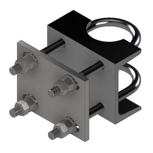 D37A Pipe Clamp 50 HUP for Ø60 Twist proof