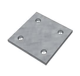 GR120-10-P6 Plate with 4 holes
