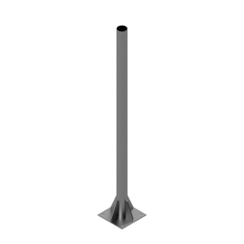 D521 pipe with end plate, Ø114, L=2300