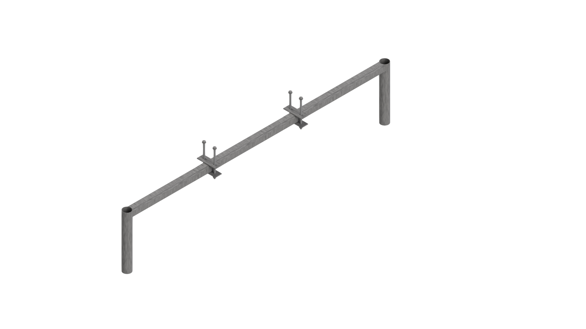 Tunnel Ceiling Frame for Antenna mounting