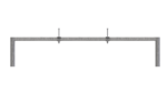 AT Tunnel Ceiling Frame for Antenna mounting