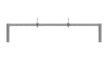 AT Tunnel Ceiling Frame for Antenna mounting