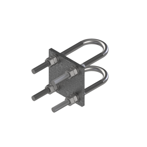 D1 Pipe Clamp 50-HUP for Ø25-Ø45
