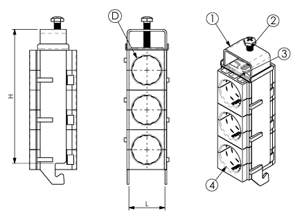 sRF C/ 3x9 - 6115540309 - 50PCS