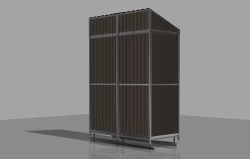TLNS double out door cabinet