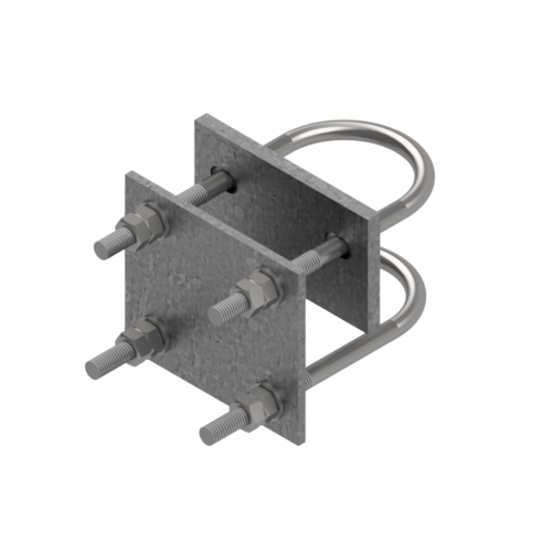 D9 Mount 50 HUP to Ø60-Ø76 including 10mm spacer