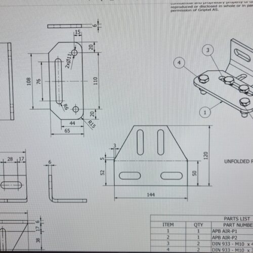 Technical Drawing for D187-RRU
