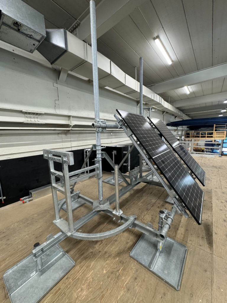 solar panel gravity stands